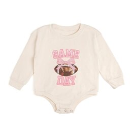 Sweet Wink Sweet Wink- Game Day Sequin Patch S/S Romper
