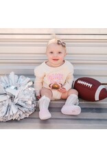 Sweet Wink Sweet Wink- Game Day Sequin Patch S/S Romper