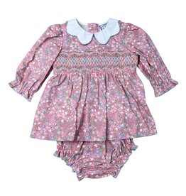 Three Sisters Three Sisters- Mulberry Meadow Smocked Bloomer Set