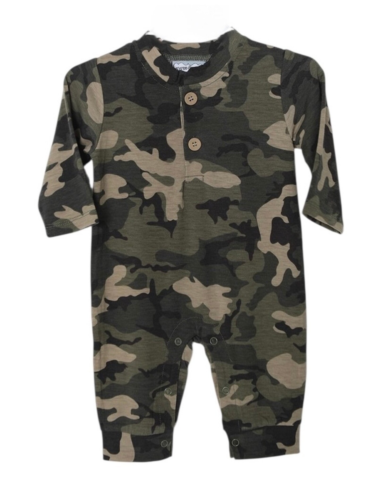 Three Sisters Three Sisters- Karter Romper: Camo