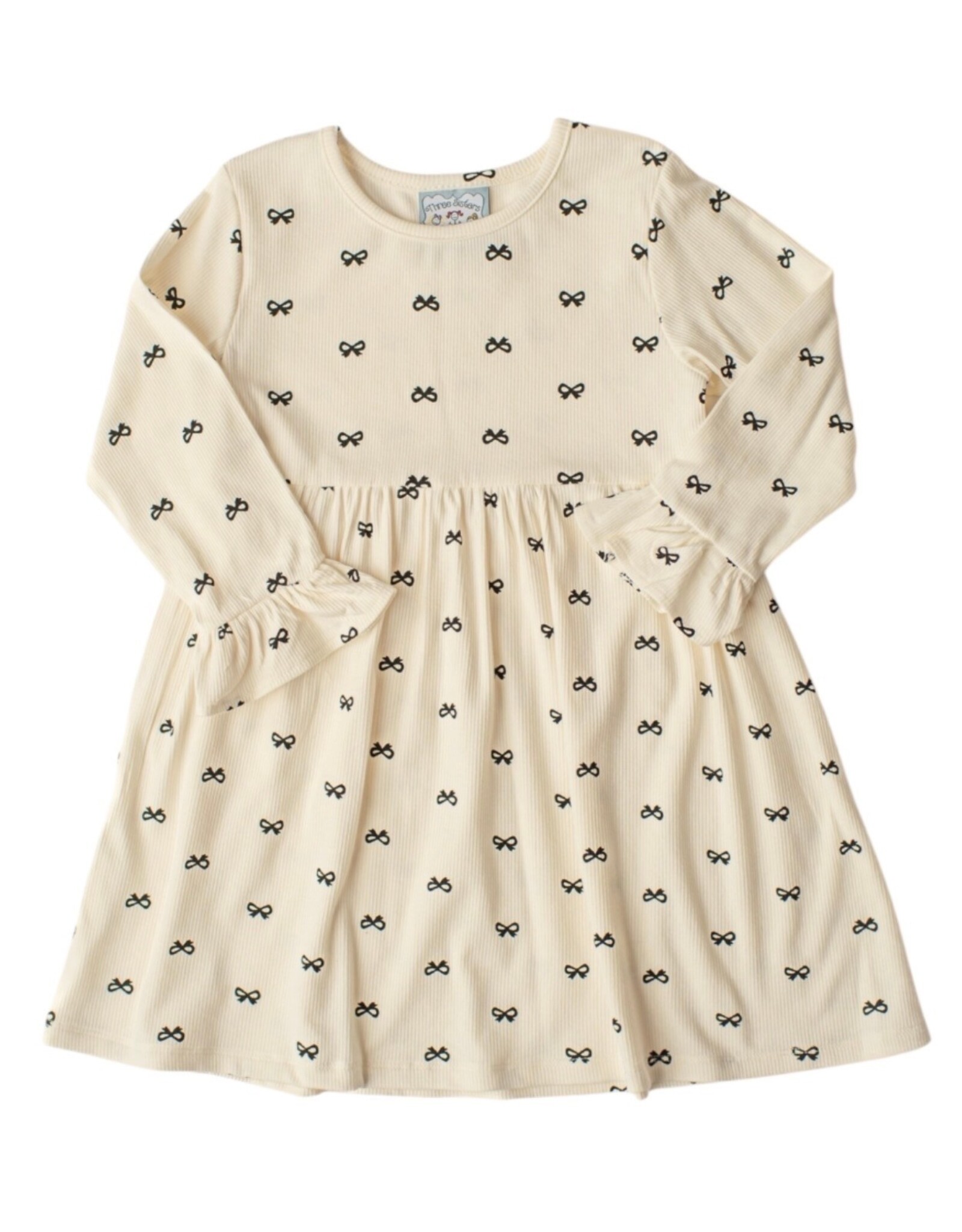 Three Sisters Three Sisters- Emery Dress: Black Bows