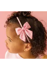 Sweet Wink Sweet Wink- Pink Bandana Western Bow Headband