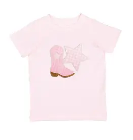 Sweet Wink Sweet Wink- Bandana Cowgirl Patch Western S/S Shirt