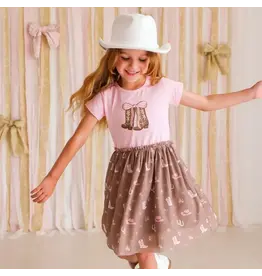 Sweet Wink Sweet Wink- Howdy Darling Western S/S Tutu Dress