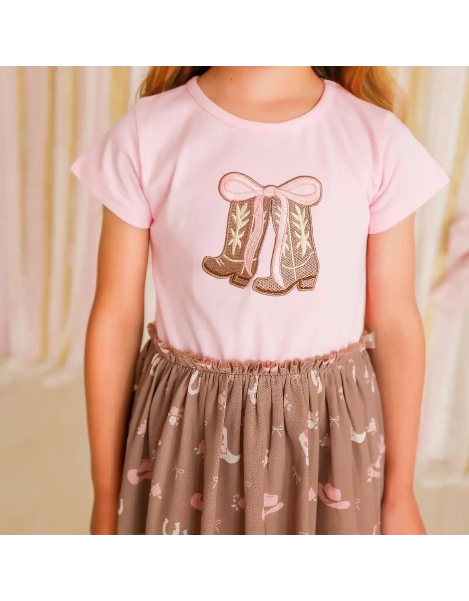 Sweet Wink Sweet Wink- Howdy Darling Western S/S Tutu Dress