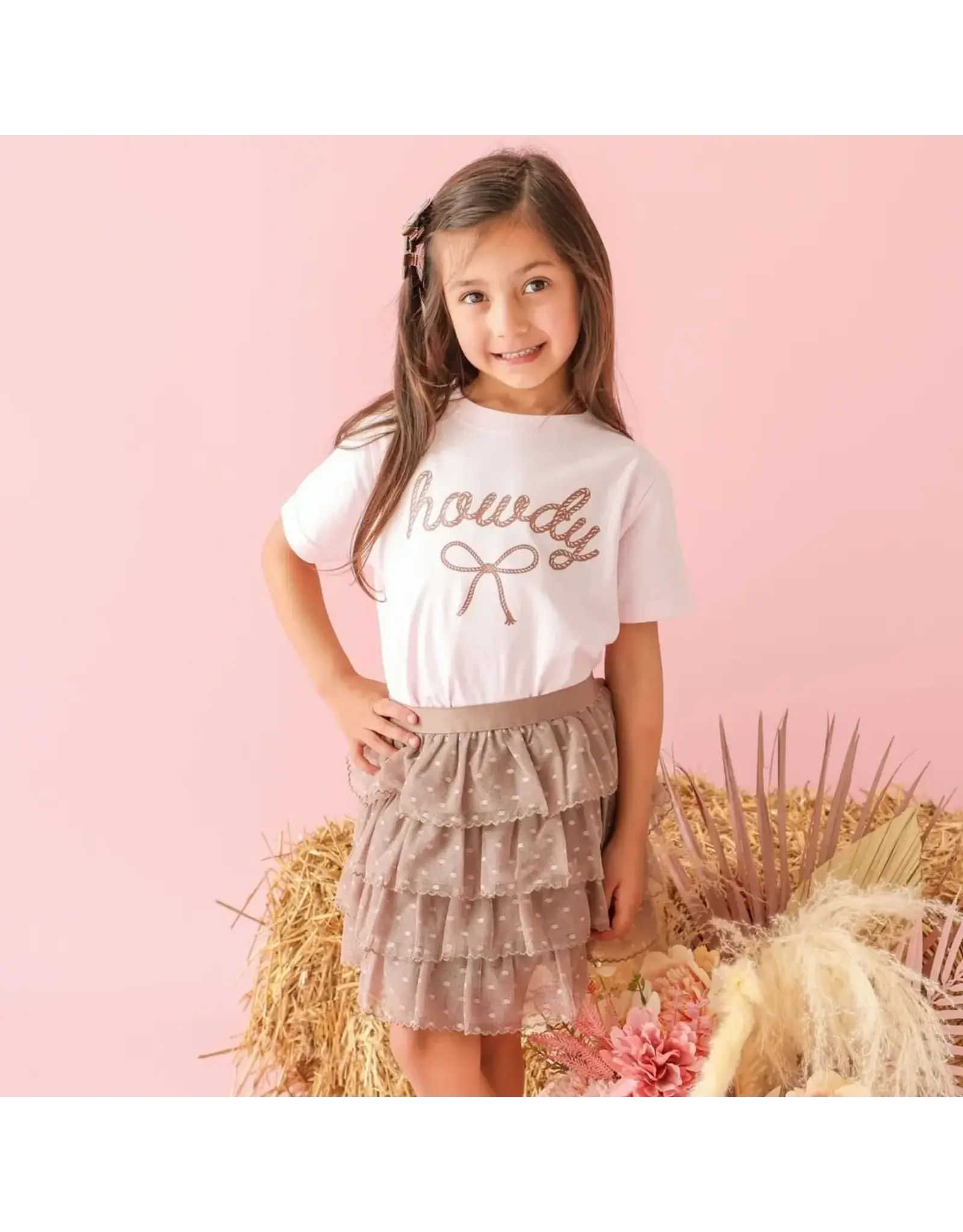 Sweet Wink Sweet Wink- Howdy Darling S/S Shirt: Ballet