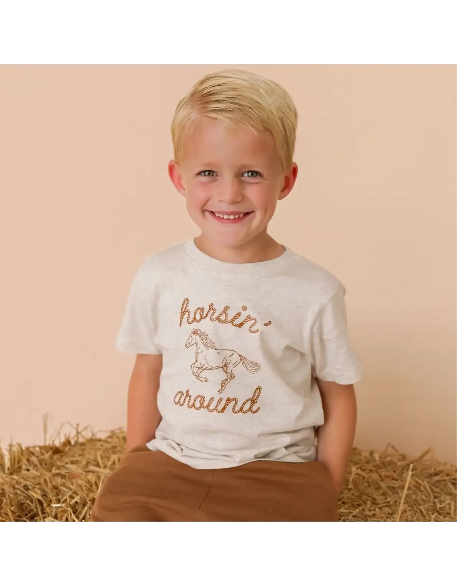 Sweet Wink Sweet Wink- Horsin' Around Western S/S Shirt