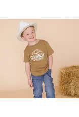 Sweet Wink Sweet Wink- Cowboy In Training S/S Shirt: Mocha