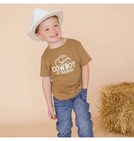Sweet Wink Sweet Wink- Cowboy In Training S/S Shirt: Mocha