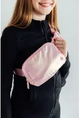 Mila & Rose Mila & Rose- Pink Iridescent Belt Bag