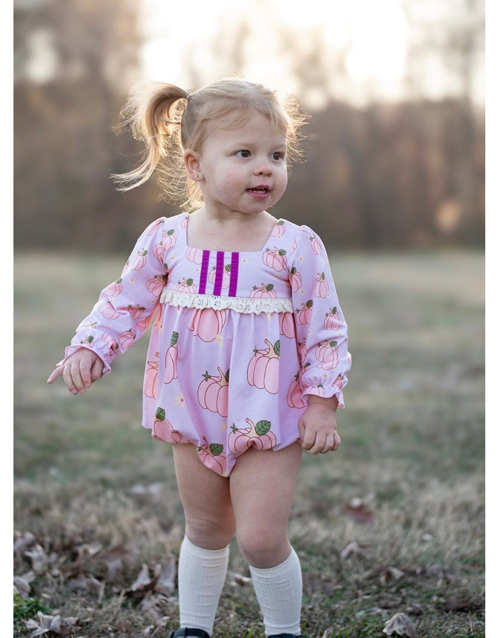 Be Girl Clothing Be Girl- Retro Pumpkin Playsuit Bubble