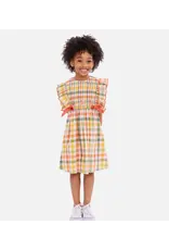 Bonnie  Jean Bonnie Jean- Harvest Smocked Plaid Dress