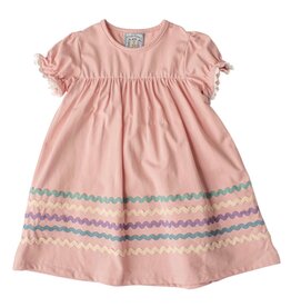 Three Sisters Three Sisters- Mauve Ric Rac Dress