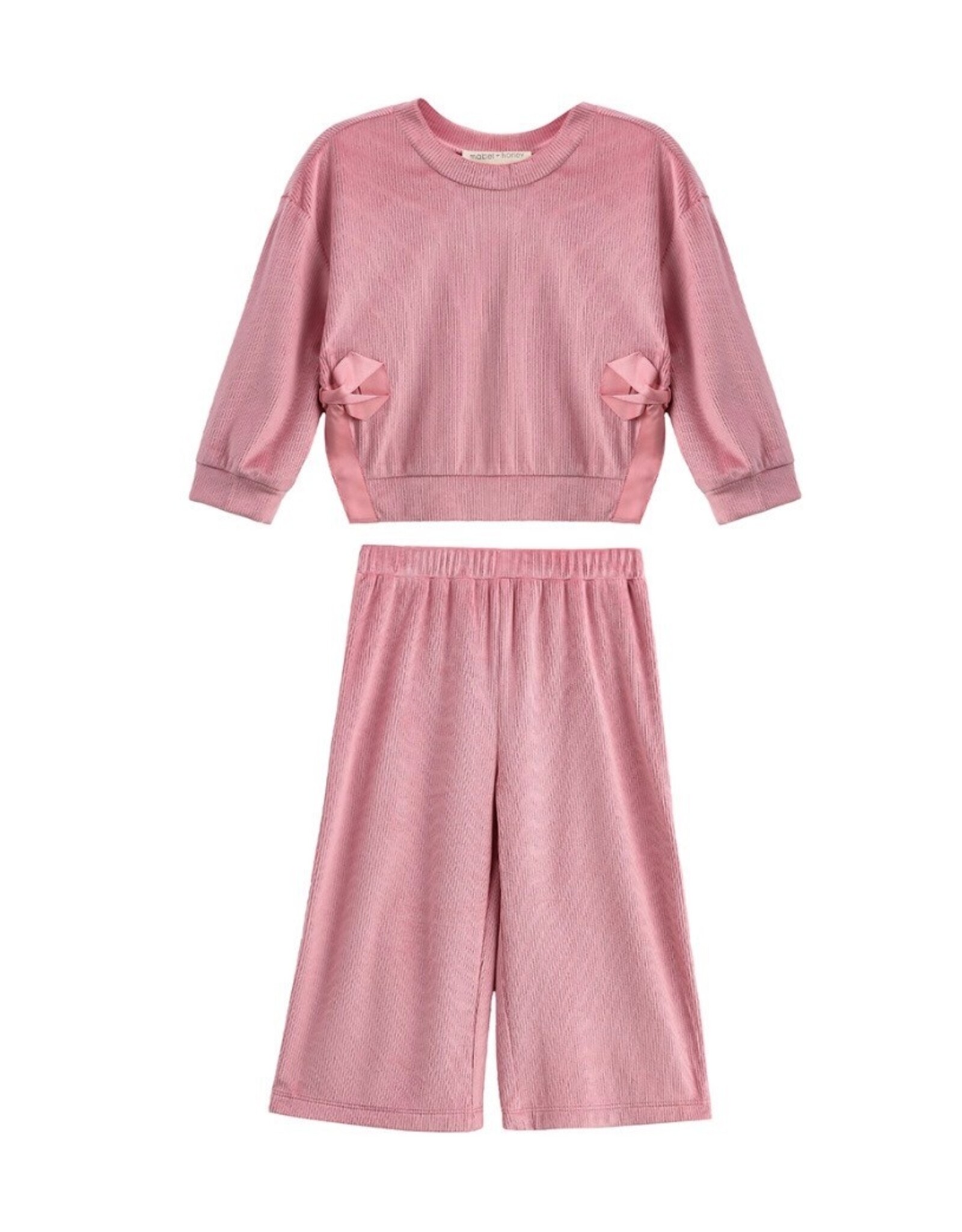Mabel & Honey Mabel & Honey- Bowtiful Blush 2PC Set