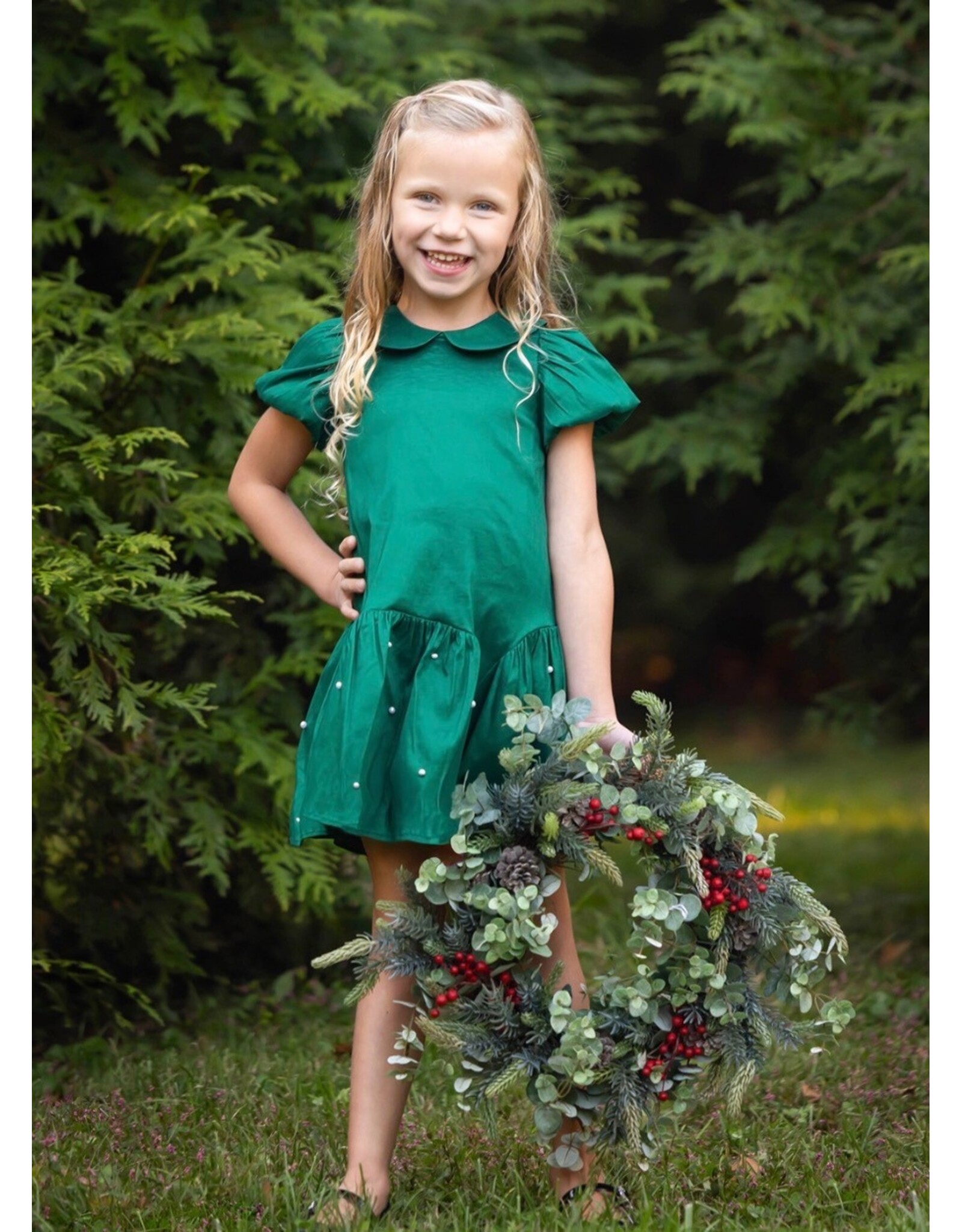 Isobella & Chloe Isobella & Chloe- Holly & Pearls Dress