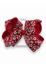 JP- Red Bandana Large Bow