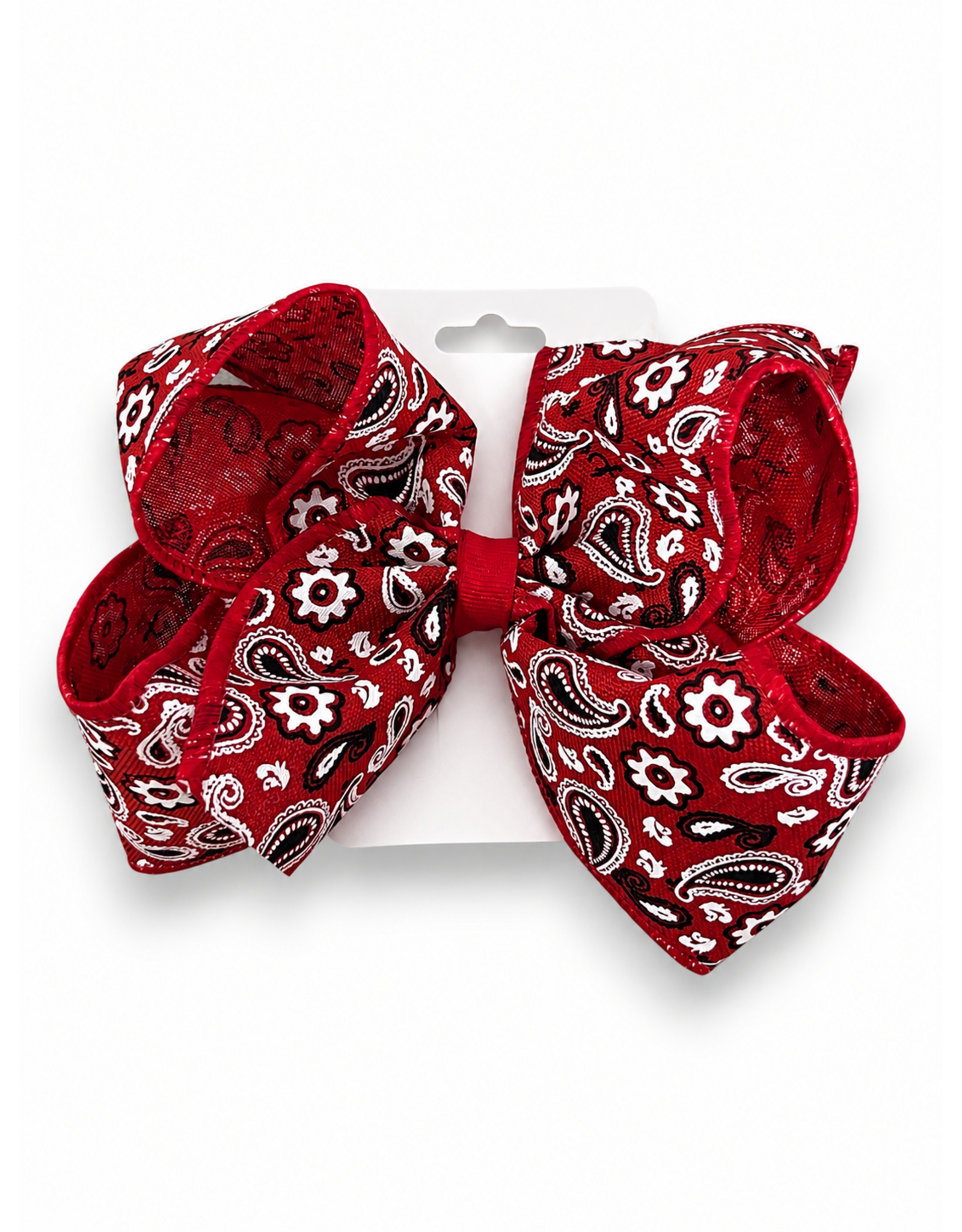 JP- Red Bandana Large Bow