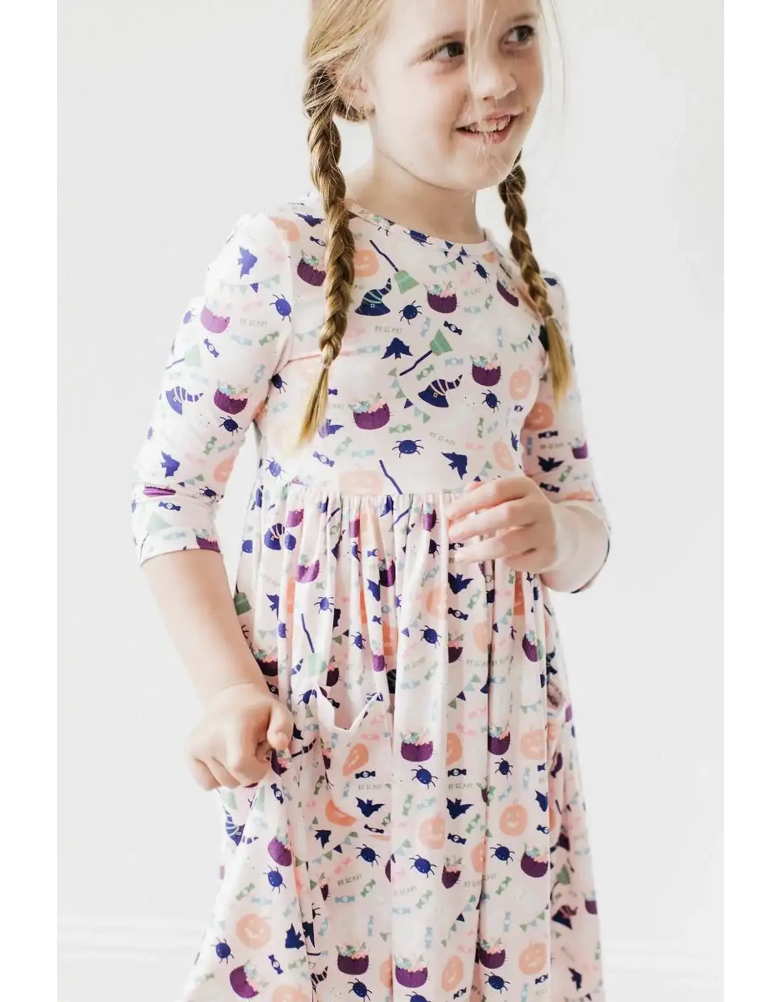 Mila & Rose Mila & Rose- Trick or Treat Pocket Twirl Dress