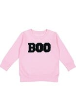 Sweet Wink Sweet Wink- Boo Patch Halloween Pink Sweatshirt