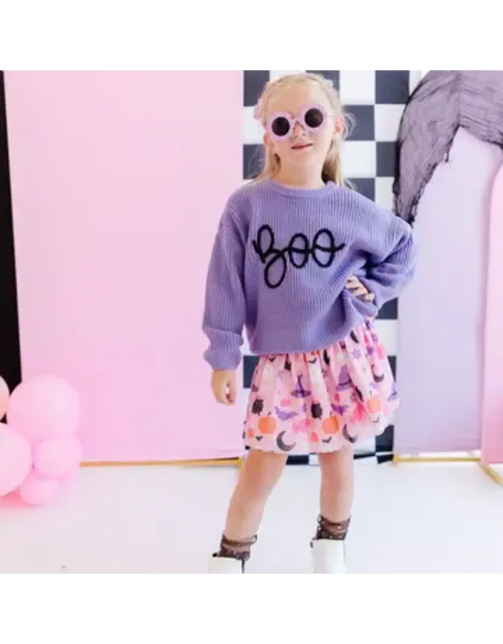 Sweet Wink Sweet Wink- Boo Yarn Knit Sweater