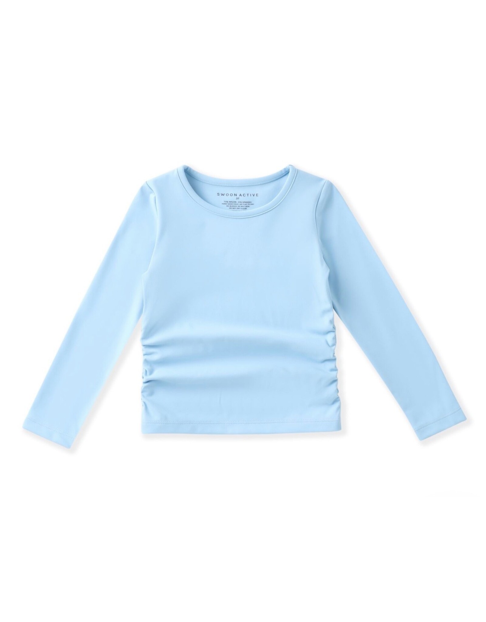 Swoon Baby Swoon Baby- Ocean Blue Ruched Top