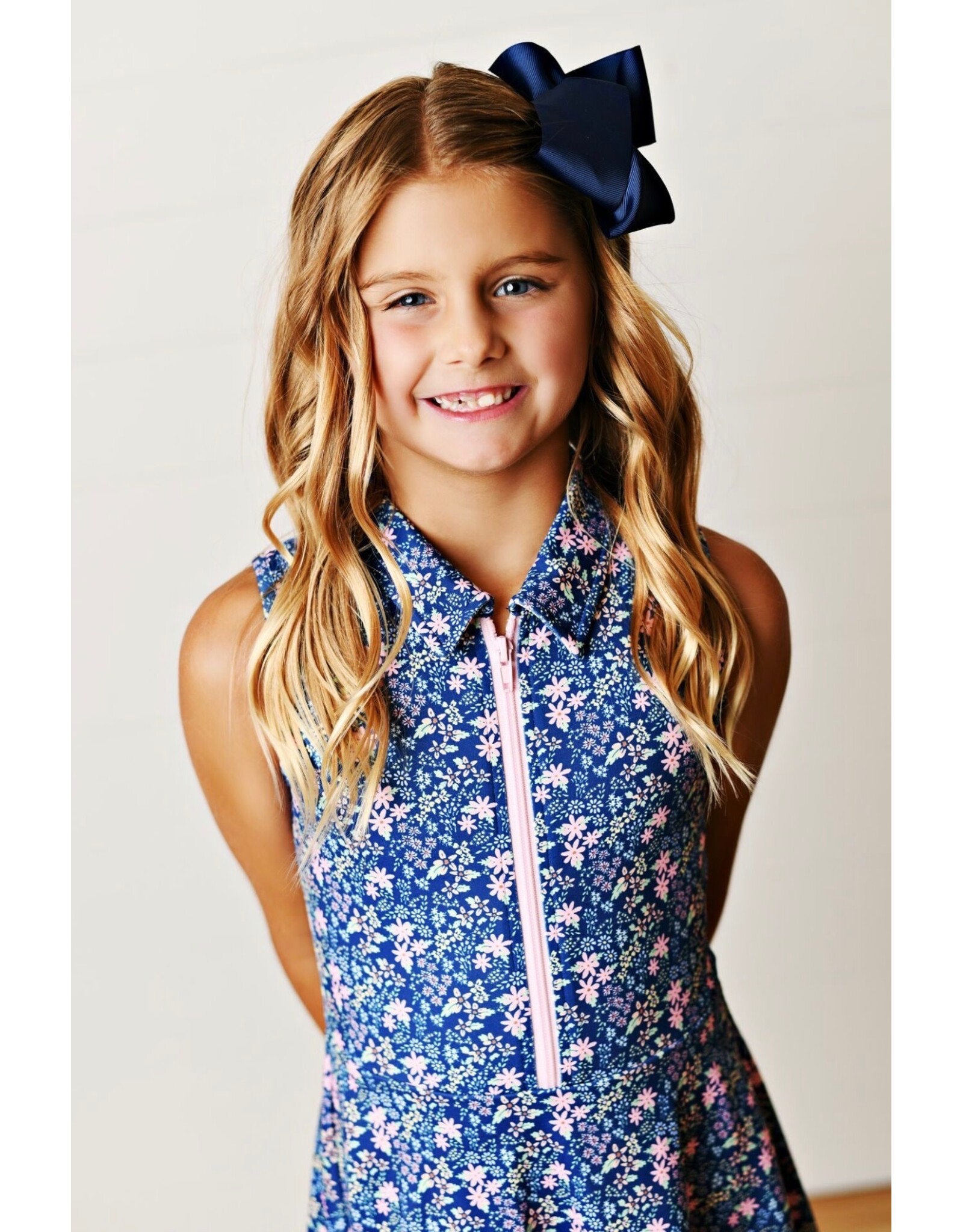 Swoon Baby Swoon Baby- Navy Ditsy Floral Active Dress