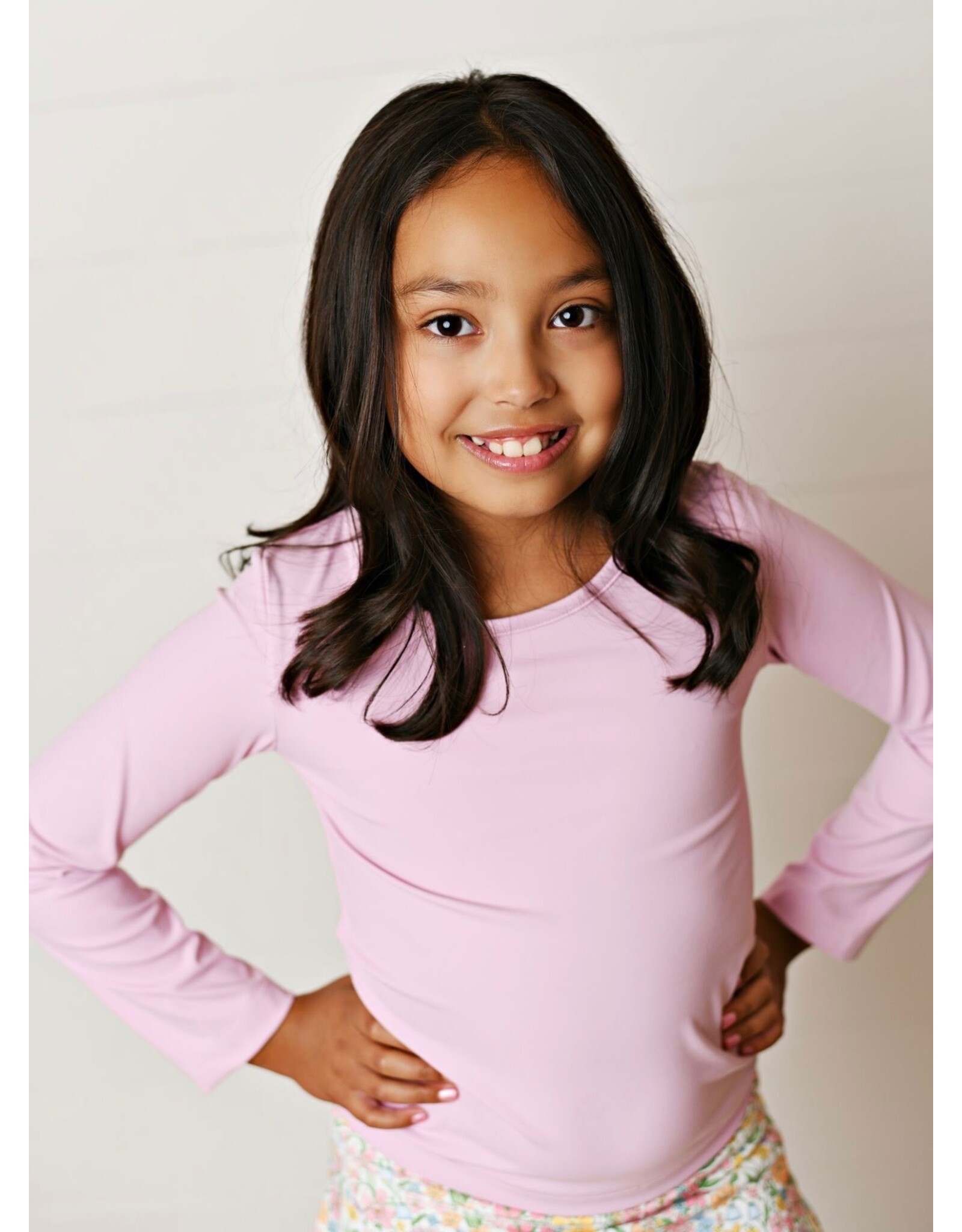 Swoon Baby Swoon Baby- Bubblegum Pink Ruched Top