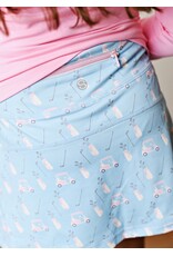 Swoon Baby Swoon Baby- Blue Fairway Tennis Skort
