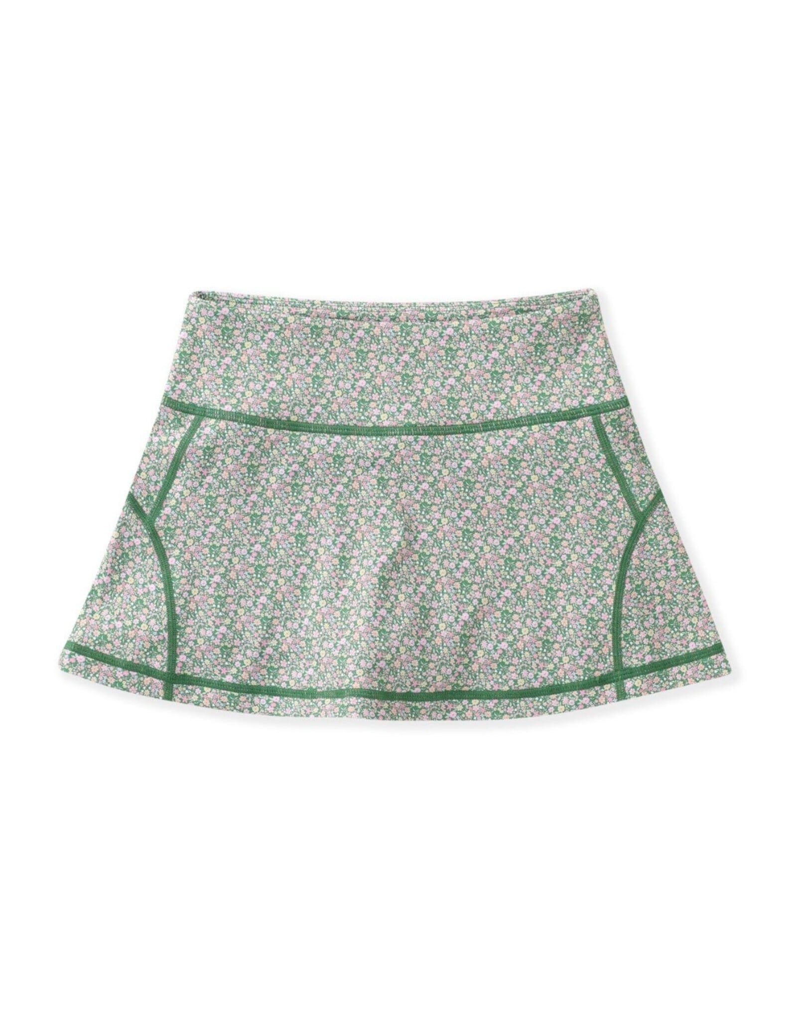 Swoon Baby Swoon Baby- Olive Ditsy Floral Tennis Skort