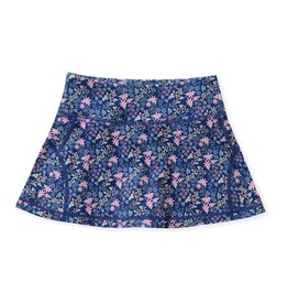 Swoon Baby Swoon Baby- Navy Ditsy Floral Tennis Skort