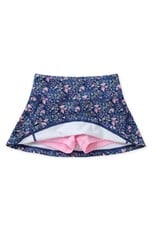 Swoon Baby Swoon Baby- Navy Ditsy Floral Tennis Skort