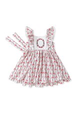 Swoon Baby Swoon Baby- Garland Bows Pinafore Dress