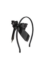 Sweet Wink Sweet Wink- Glitter Bat Halloween Coquette Bow Headband