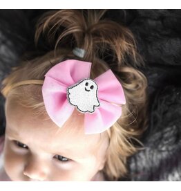 Sweet Wink Sweet Wink - Coquette Tulle Ghost Bow Baby Headband