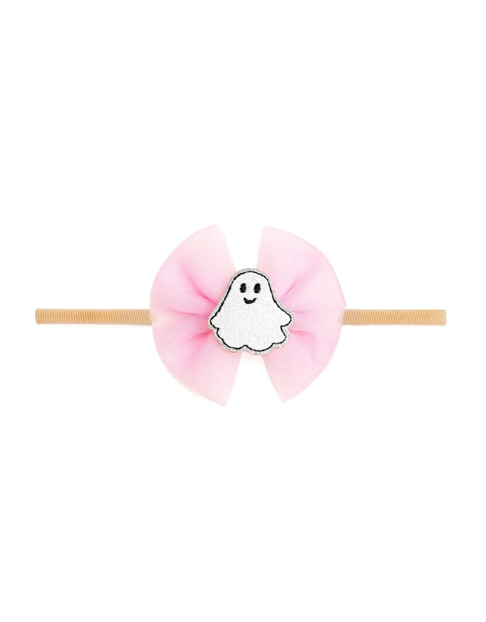 Sweet Wink Sweet Wink - Coquette Tulle Ghost Bow Baby Headband