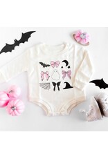 Sweet Wink Sweet Wink - Coquette Tulle Ghost Bow Baby Headband