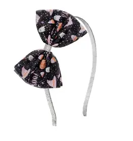 Sweet Wink Sweet Wink- Boo Tulle Bow Hard Headband