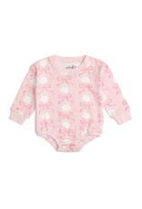 Sweet Wink Sweet Wink- Coquette Ghost Pink Romper