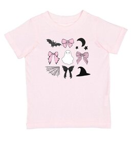 Sweet Wink Sweet Wink- Spooky Coquette Halloween Ballet Pink TShirt