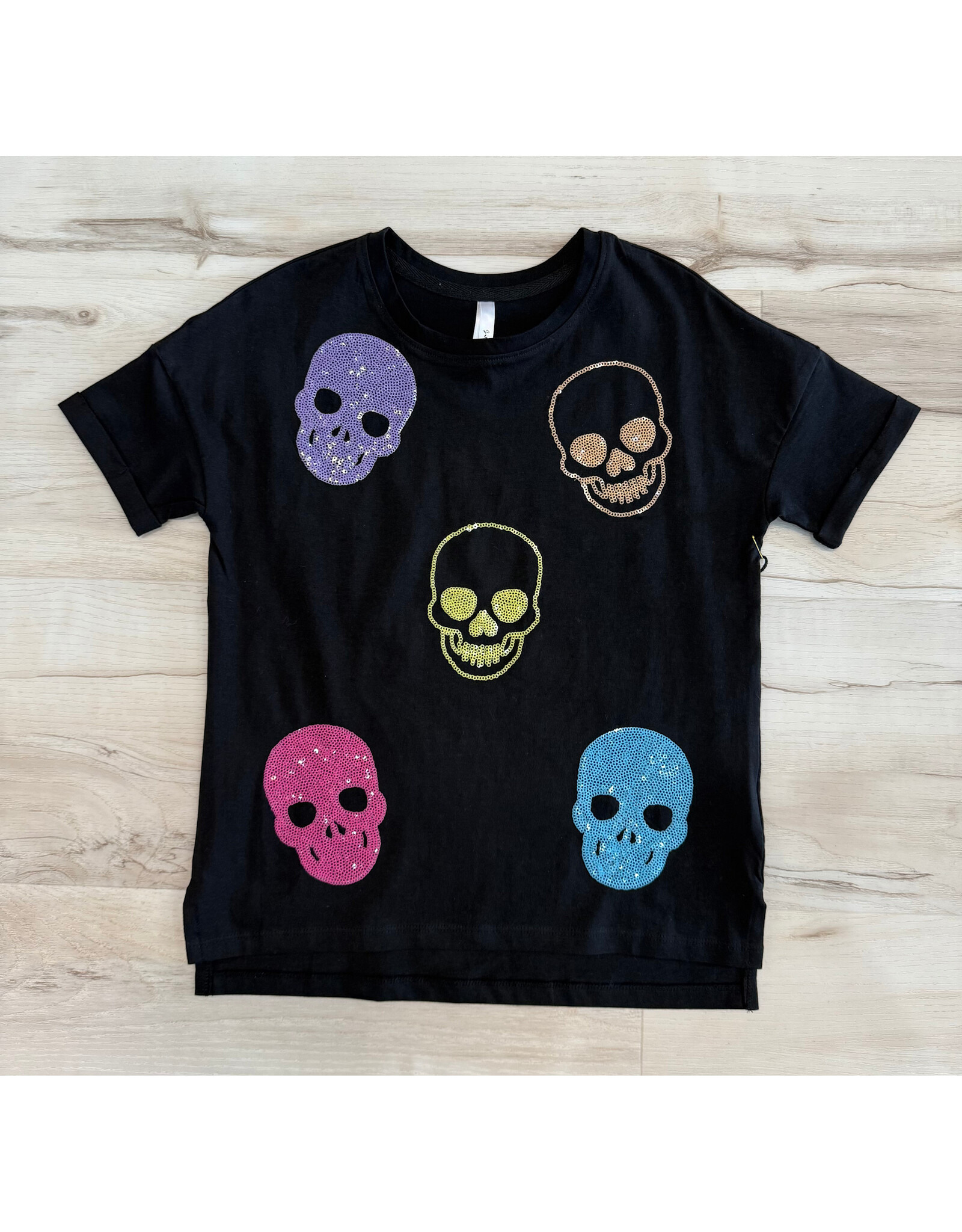 Sweet Soul- Sequin Skulls T-Shirt
