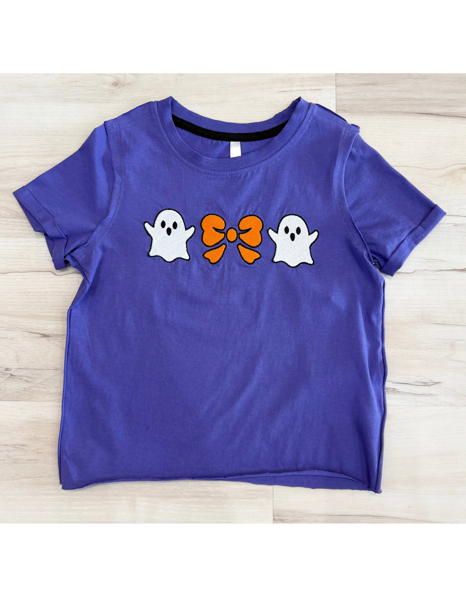 Sweet Soul- Ghost Bow Embroidery T-Shirt