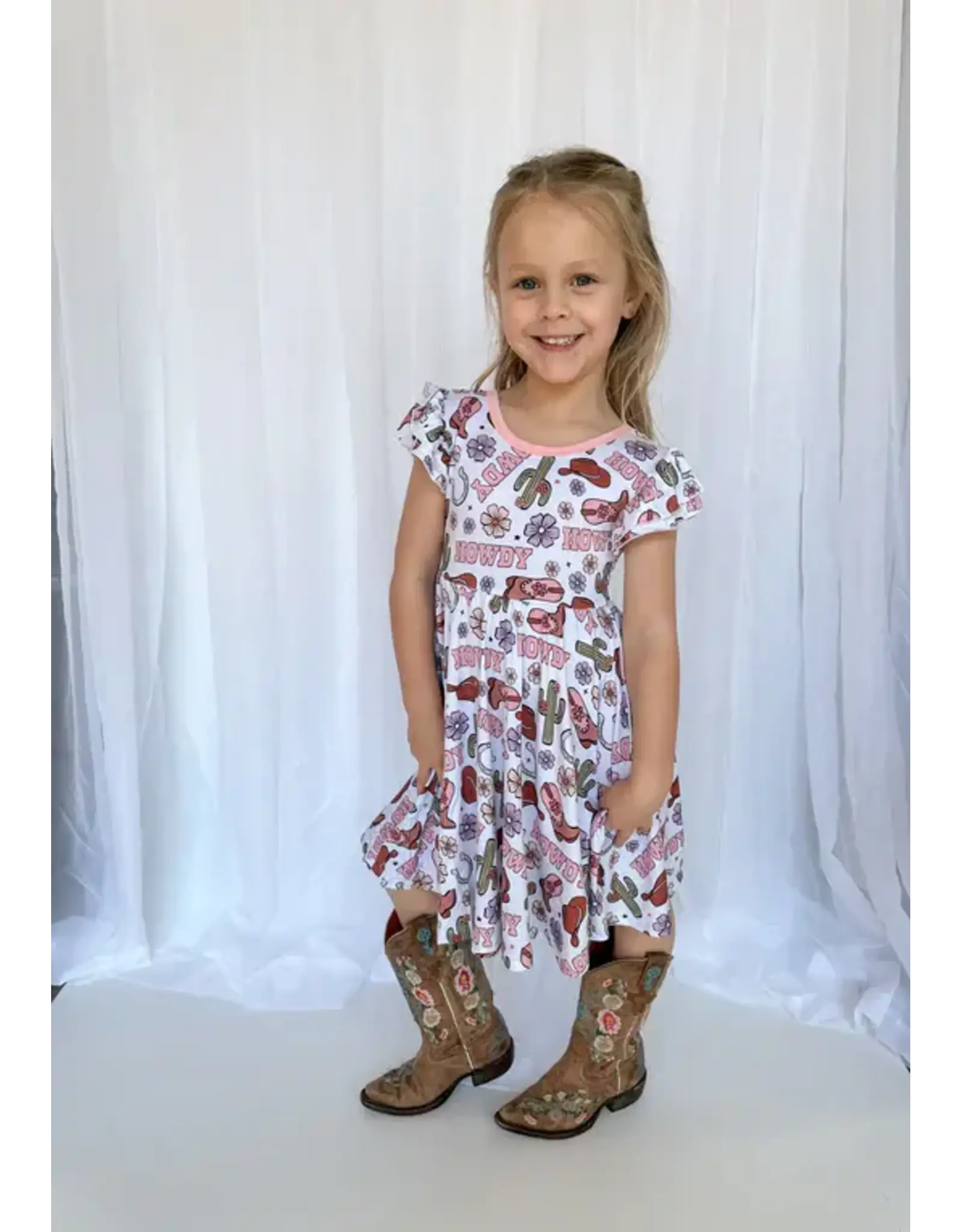 Jensen's Jammies Jensen's Jammies- Howdy Darling Twirl Dress