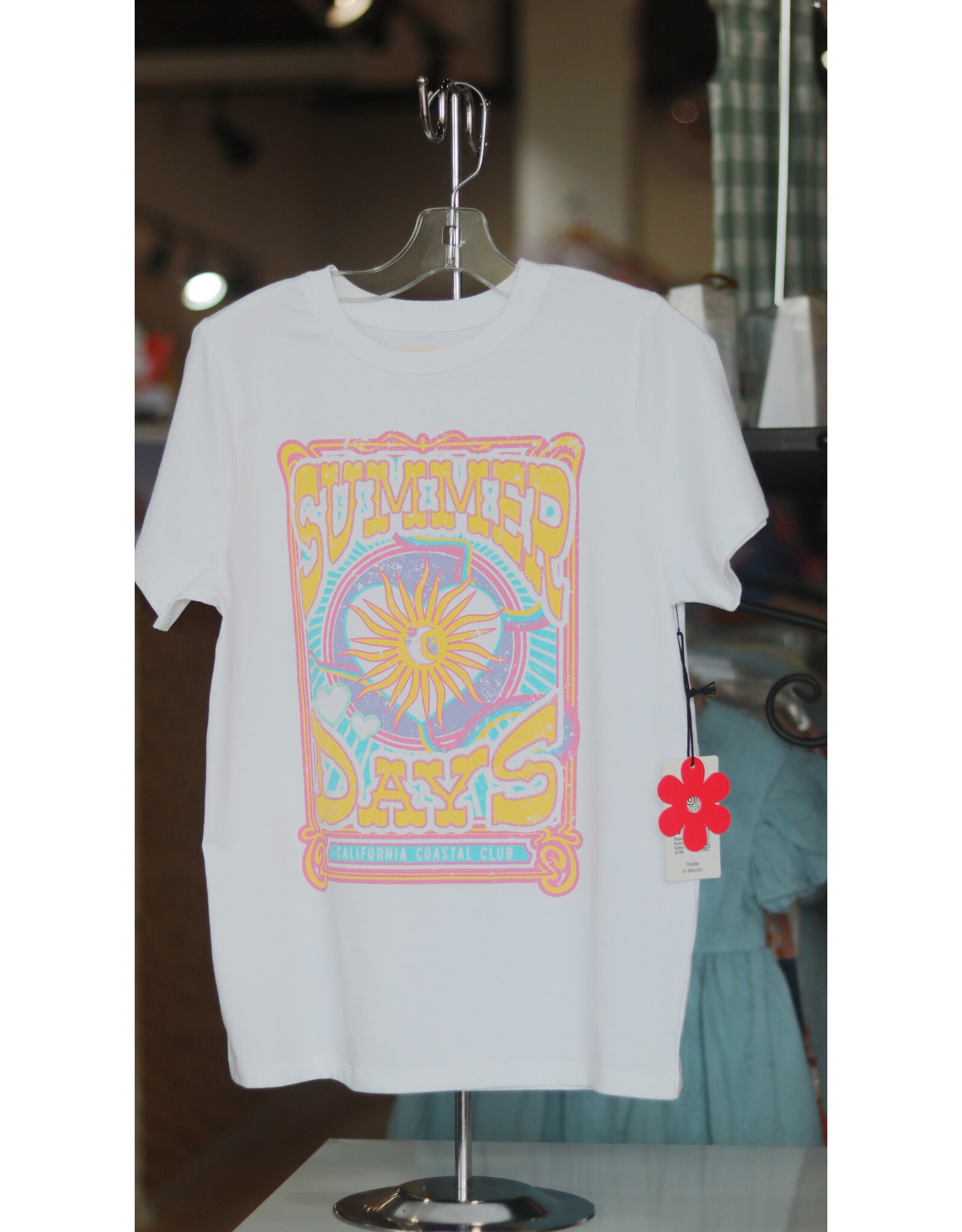 Paper Flowers- Summer Days Cotton Tee