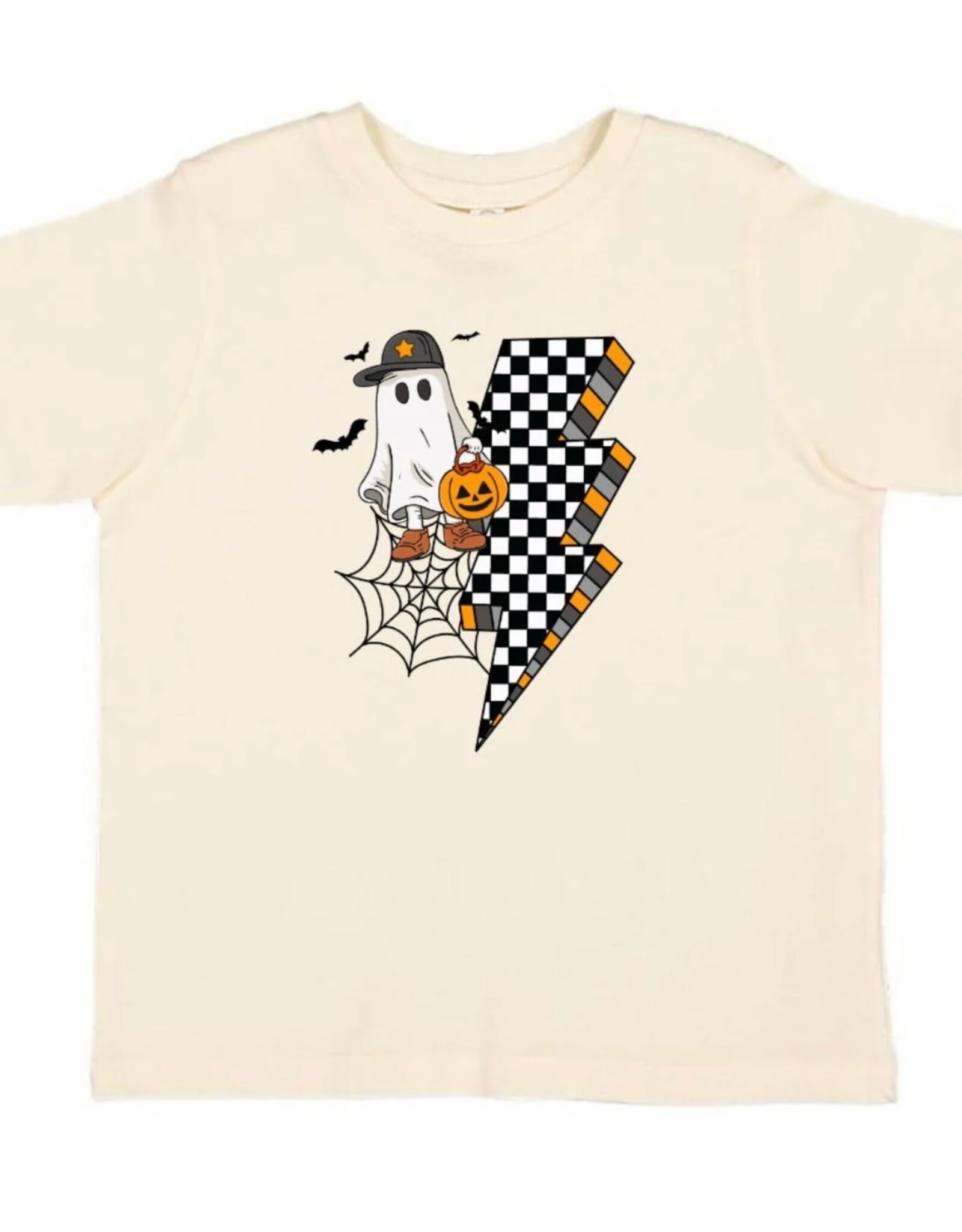 Sweet Wink Sweet Wink- Checker Ghost Natural TShirt