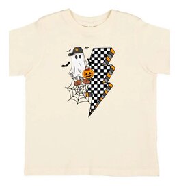 Sweet Wink Sweet Wink- Checker Ghost Natural TShirt