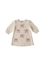 Three Sisters Three Sisters- Bow Embroidery L/S Dress
