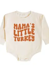 Sweet Wink Sweet Wink- Mama's Little Turkey L/S Romper