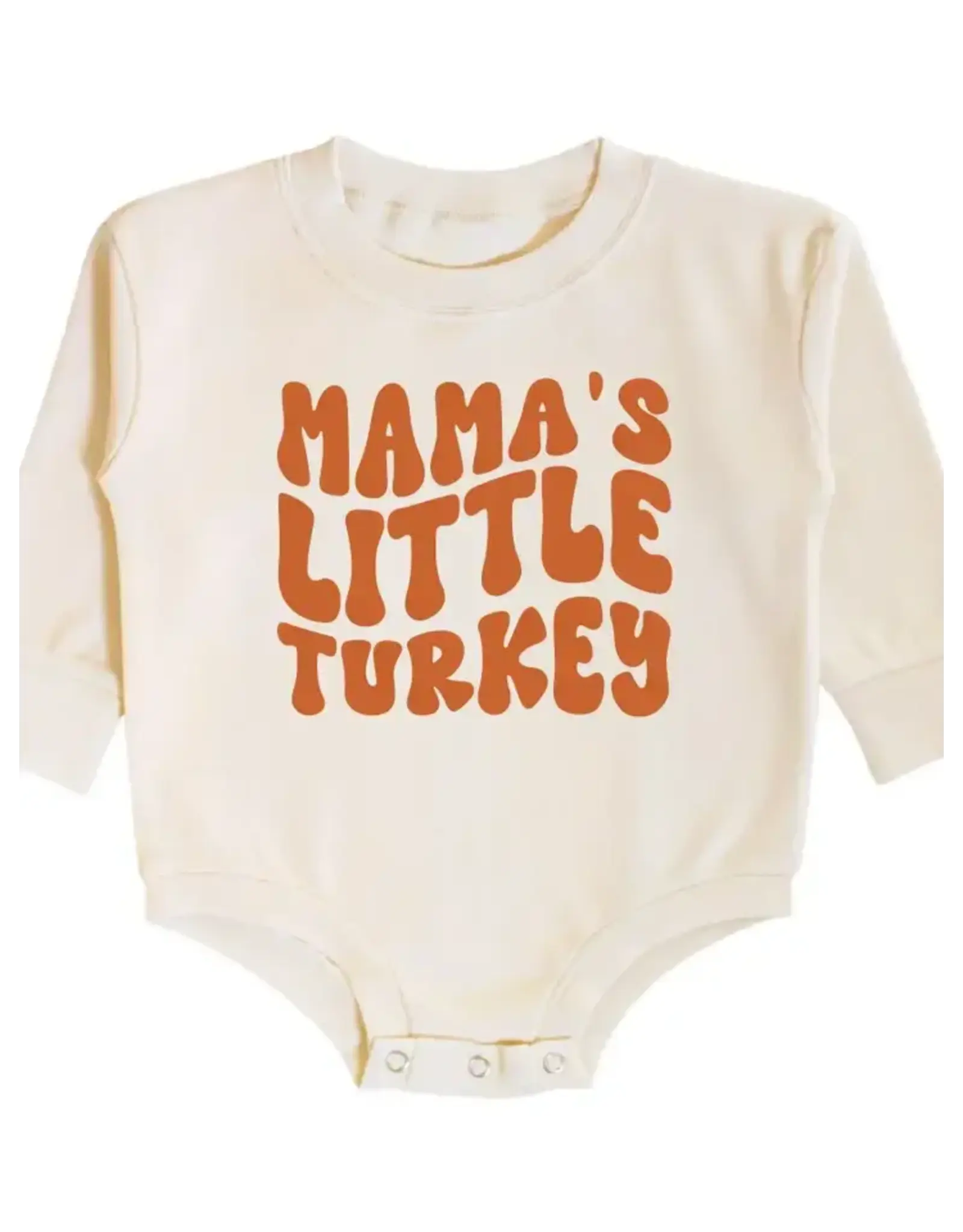 Sweet Wink Sweet Wink- Mama's Little Turkey L/S Romper
