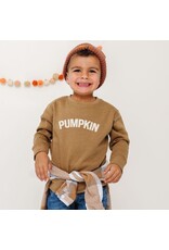 Sweet Wink Sweet Wink- Pumpkin Patch Sweatshirt Mocha