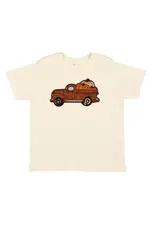 Sweet Wink Sweet Wink- Fall Truck Patch S/S Shirt Natural
